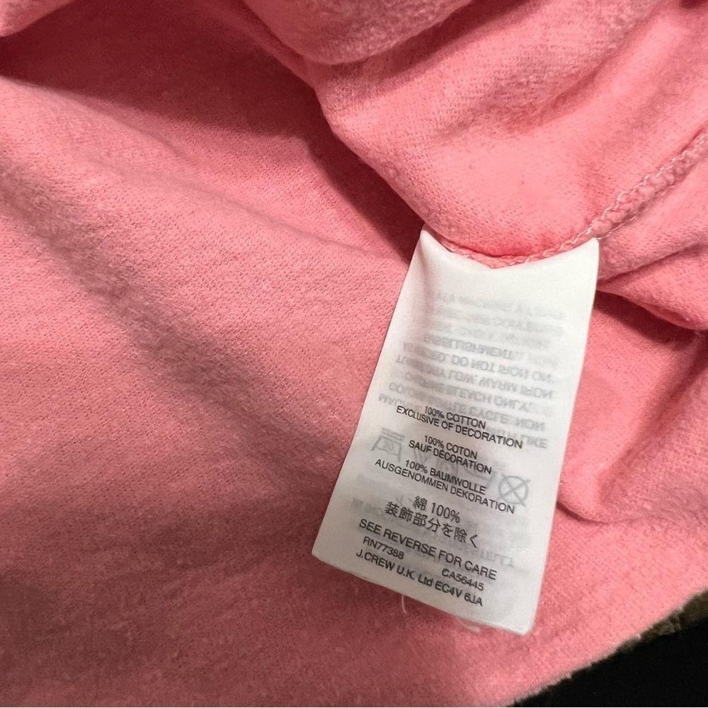 Madewell Pink Boxy Oversized Tee Shirt Femme Cotton T-Shirt XS - Picture 5 of 7